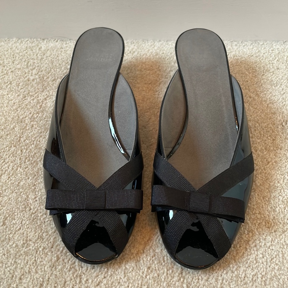 Stuart Weitzman Patent Leather Sandals Size 8.5